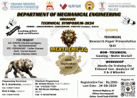 MEXTREME'24 State Level Technical Symposium Poster